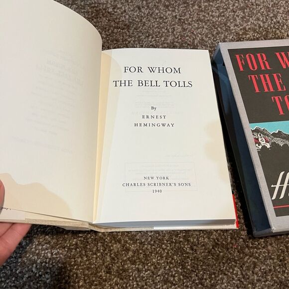 FOR WHOM THE BELL TOLLS Ernest
Hemingingway Good Condition! - Picture 11 of 13